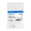 LogiLink NK4006 módulo keystone RJ45, Cat.5e UTP, ligação por deslocamento 90°, branco