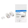 LogiLink NK4006 módulo keystone RJ45, Cat.5e UTP, ligação por deslocamento 90°, branco
