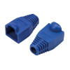 LogiLink MP0066 protetor de ficha RJ45 de 6,5 mm, azul (50 un.)