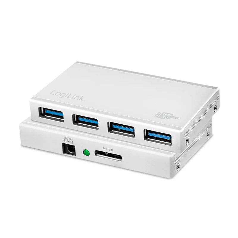 LogiLink UA0421 hub USB 3.0, 4 portas, com fonte de alimentação