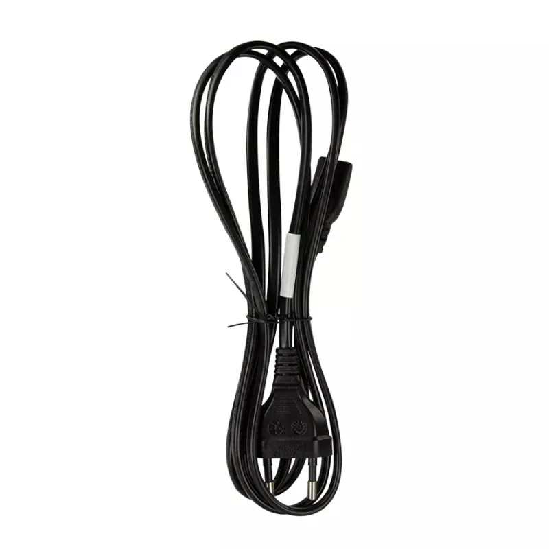 LogiLink CP192 cabo de alimentação, CEE 7/16 para IEC C7, preto, 1 m