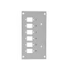 LogiLink FB5002 painel frontal de fibra ótica, 6 LC-D / 6 SC-S, para distribuidor de emendas
