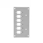 LogiLink FB5002 painel frontal de fibra ótica, 6 LC-D / 6 SC-S, para distribuidor de emendas