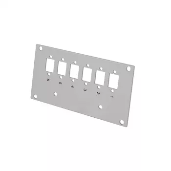 LogiLink FB5002 painel frontal de fibra ótica, 6 LC-D / 6 SC-S, para distribuidor de emendas
