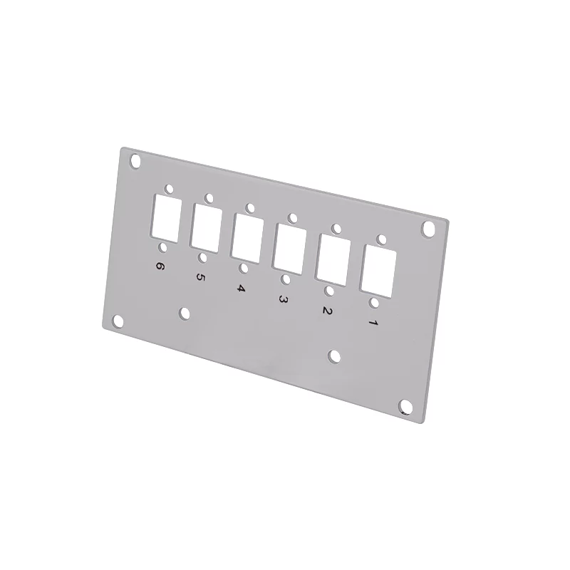 LogiLink FB5002 painel frontal de fibra ótica, 6 LC-D / 6 SC-S, para distribuidor de emendas