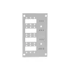 LogiLink FB5003 painel frontal de fibra ótica 12 LC-D / 12 SC-S para distribuidor de emendas