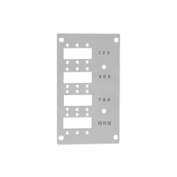 LogiLink FB5003 painel frontal de fibra ótica 12 LC-D / 12 SC-S para distribuidor de emendas