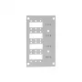 LogiLink FB5003 painel frontal de fibra ótica 12 LC-D / 12 SC-S para distribuidor de emendas