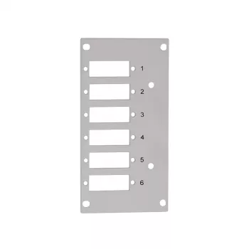 LogiLink FB5004 painel frontal de fibra ótica 6 SC-D / 6 LC-Q para distribuidor de emendas