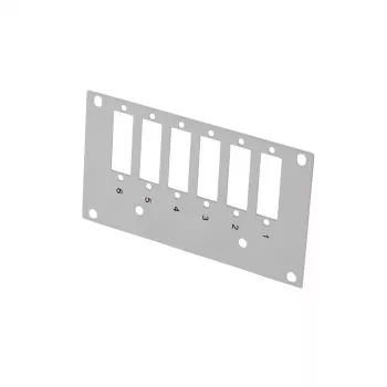 LogiLink FB5004 painel frontal de fibra ótica 6 SC-D / 6 LC-Q para distribuidor de emendas