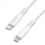 LogiLink CU0243 cabo USB 2.0 Type-C, USB-C macho para micro USB macho, 480 Mbps, 12 W, branco, 1,5 m