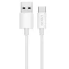 LogiLink CU0319 cabo USB 2.0 Type-C, A/M para C/M, 480 Mbps, 60 W, nylon, branco, 0,15 m