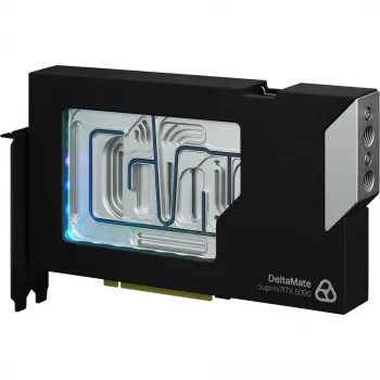 Thermal Grizzly DeltaMate bloco de água para GPU Suprim 5090, preto/prateado