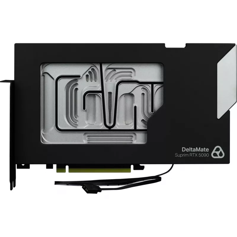 Thermal Grizzly DeltaMate bloco de água para GPU Suprim 5090, preto/prateado