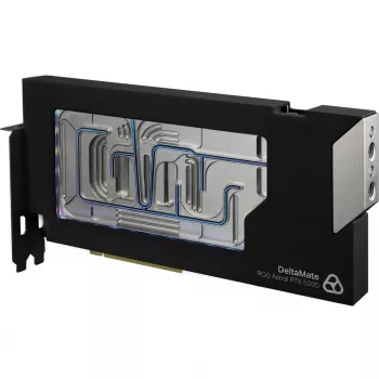 Thermal Grizzly DeltaMate bloco de água para GPU ROG Astral RTX 5090, preto/prateado