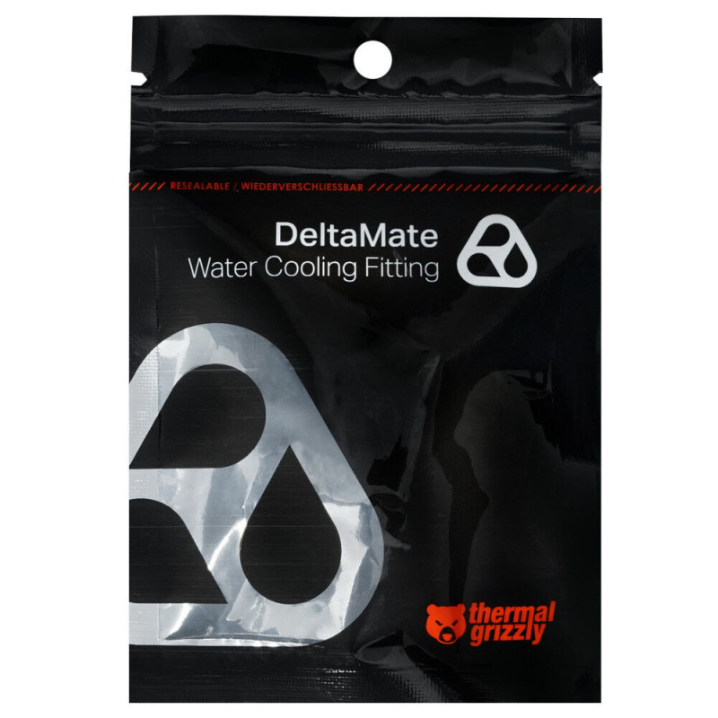 Thermal Grizzly DeltaMate TG-DM-QDC-0010 acoplamento rápido, macho, M, preto
