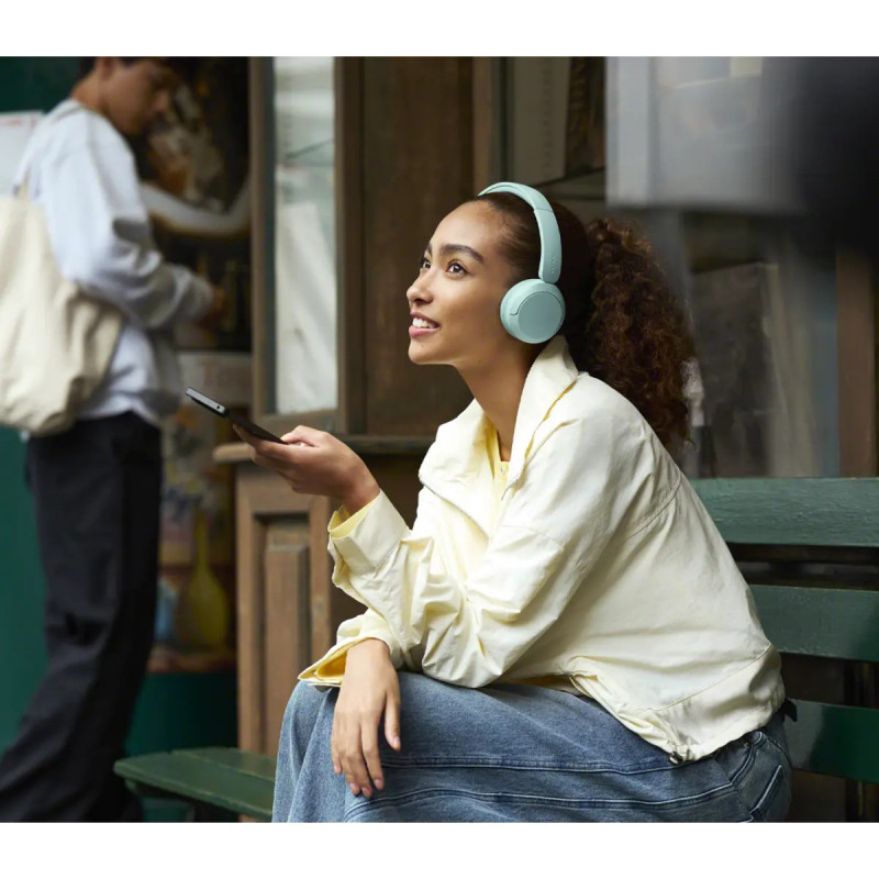 Sony WH-CH530 auscultadores Bluetooth sem fios, menta