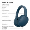 Sony WH-CH730N auscultadores Bluetooth circum-auriculares com microfone, azul