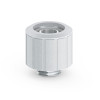 Bitspower Artemis BPM-ATCPF-CC3-SL ligação reta, rosca macho G1/4 para tubo de 16/10 mm, prateado jateado