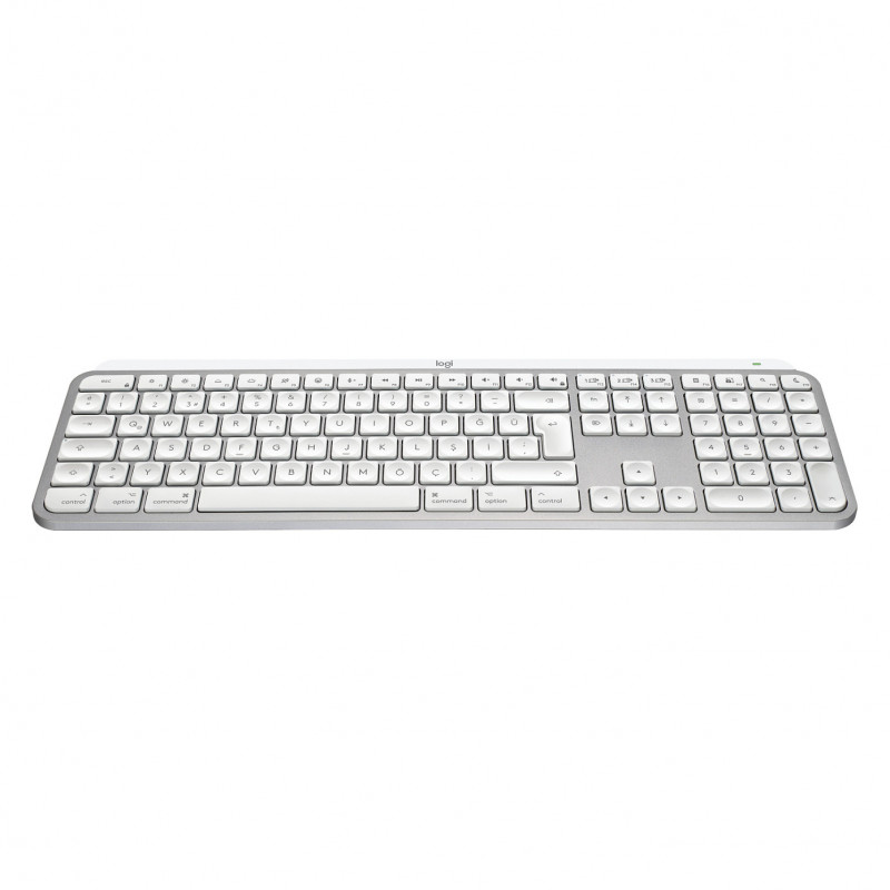 Logitech Master Series MX Keys S for Mac 920-011628 teclado, disposição suíça (CH), cinzento claro