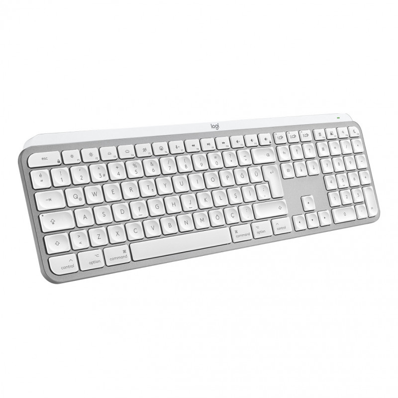 Logitech Master Series MX Keys S for Mac 920-011628 teclado, disposição suíça (CH), cinzento claro