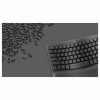 Logitech Wave Keys 920-012289 teclado ergonómico sem fios, 2,4 GHz / Bluetooth, disposição suíça (CH), grafite