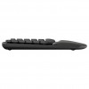 Logitech Wave Keys 920-012289 teclado ergonómico sem fios, 2,4 GHz / Bluetooth, disposição suíça (CH), grafite