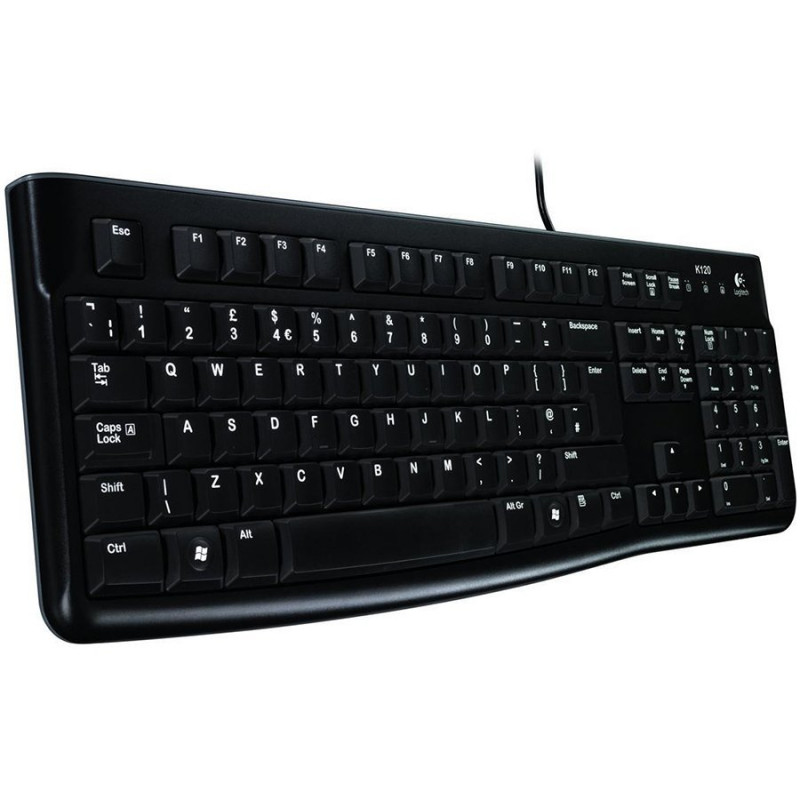 Logitech K120 920-002487 teclado USB, disposição estónia