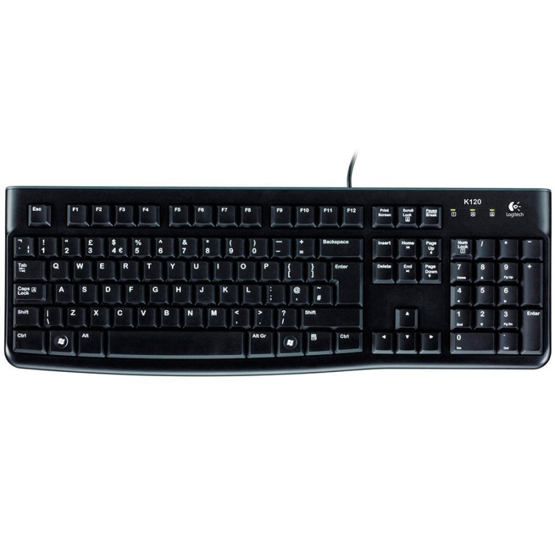 Logitech K120 920-002487 teclado USB, disposição estónia