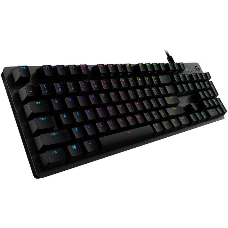 Logitech G512 920-009350 teclado mecânico para jogos com retroiluminação, interruptores GX
