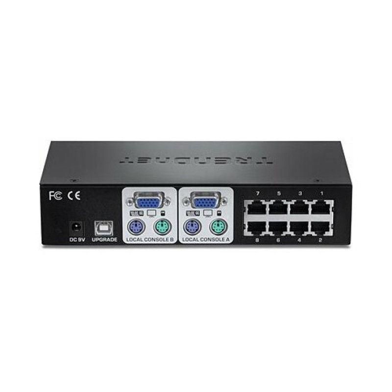 TRENDnet TK-CAT508 comutador KVM, 8 portas KVM