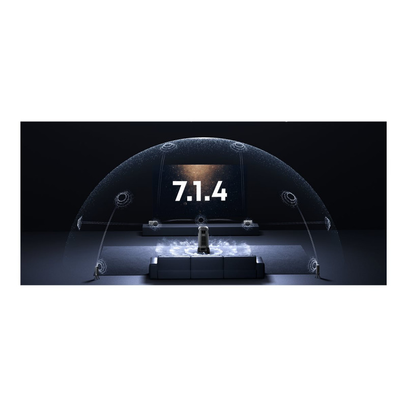 Anker Nebula X1 Pro (D21513F1) projetor, 4K UHD (3840 x 2160), 3500 lúmens ANSI, Wi-Fi, preto