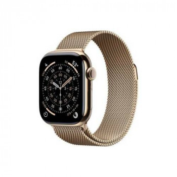 Apple Watch Series 11 relógio inteligente 5G, caixa de titânio de 42 mm, dourado