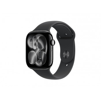 Apple Watch Series 11 relógio inteligente 5G, caixa de alumínio de 46 mm, S/M, preto, MFC24QL/A