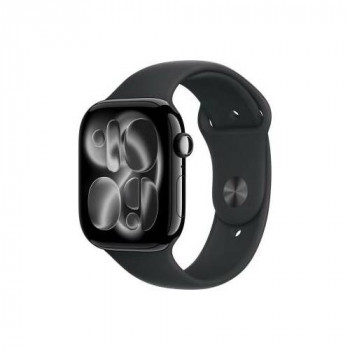 Apple Watch Series 11 relógio inteligente 5G, caixa de alumínio de 46 mm, S/M, preto, MFC24QL/A