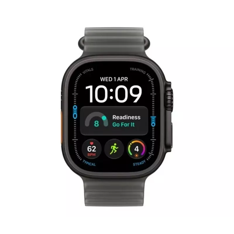Apple Watch Ultra 4 smartwatch, GPS + Cellular, 49 mm, preto, Ocean preto translúcido