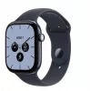 Apple Watch Series 12 relógio inteligente, GPS + Cellular, 42 mm, caixa de cerâmica em azul-noite, bracelete desportiva azul-marinho M/L