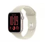 Apple Watch SE 3 relógio inteligente, GPS + Cellular, 44 mm, caixa de alumínio cor luz das estrelas, bracelete desportiva areia S/M