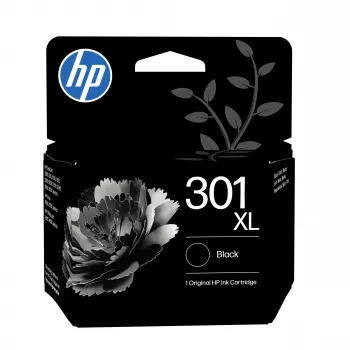 Cartucho de tinta HP 301XL, preto, 360 páginas