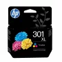 Cartucho de tinta HP 301XL, a cores, 300 páginas