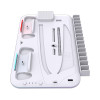 White Shark KIMURA PRO PS5 base de arrefecimento com 2 estações de carregamento, branca