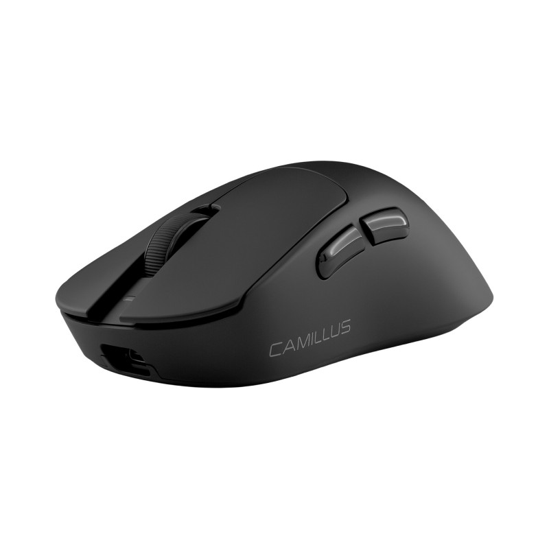 White Shark CAMILLUS WGM-9013 rato gaming, preto