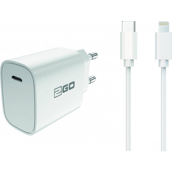 Carregador para dispositivos móveis 2GO 797277, para interior, 12 V, branco