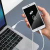 LogiLink CU0254 cabo USB 2.0 USB-C para USB-A, 480 Mbps, 15 W, branco, 2 m