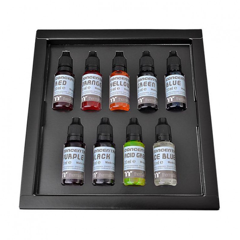 Kit de concentrado de líquido de refrigeração Thermaltake TT Premium CL-W221-OS00SW-A, 9 x 20 ml
