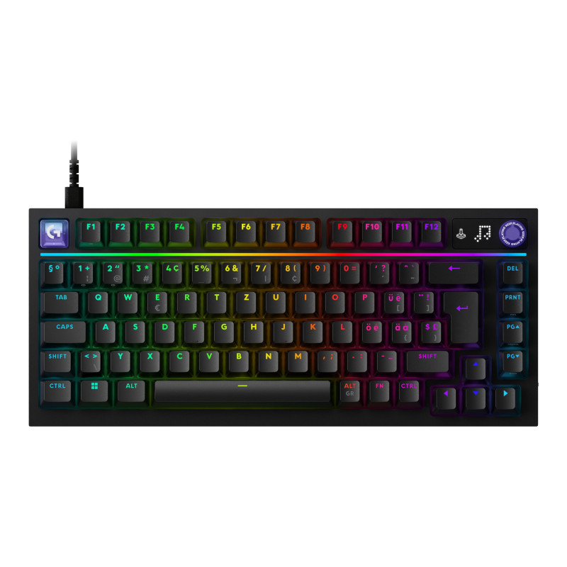 Logitech G316 X 75 teclado para jogos, preto, US International