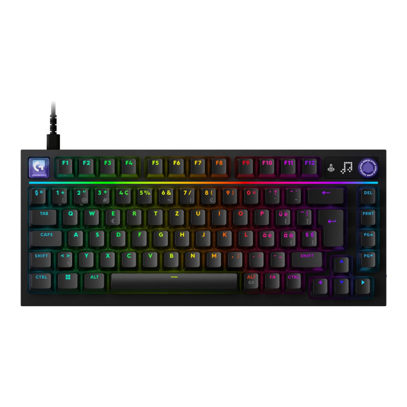 Logitech G316 X 75 teclado para jogos, preto, US International