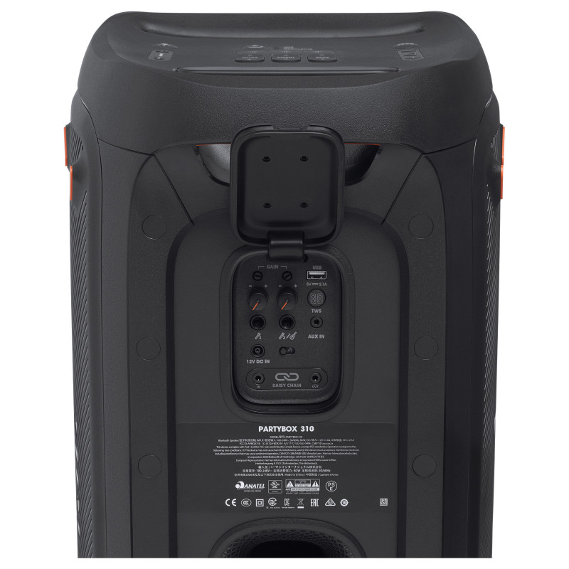 JBL PartyBox 310 JBLPARTYBOX310EU coluna portátil para festas, sem fios, Bluetooth, controlo por app, 240 W, de duas vias, preta