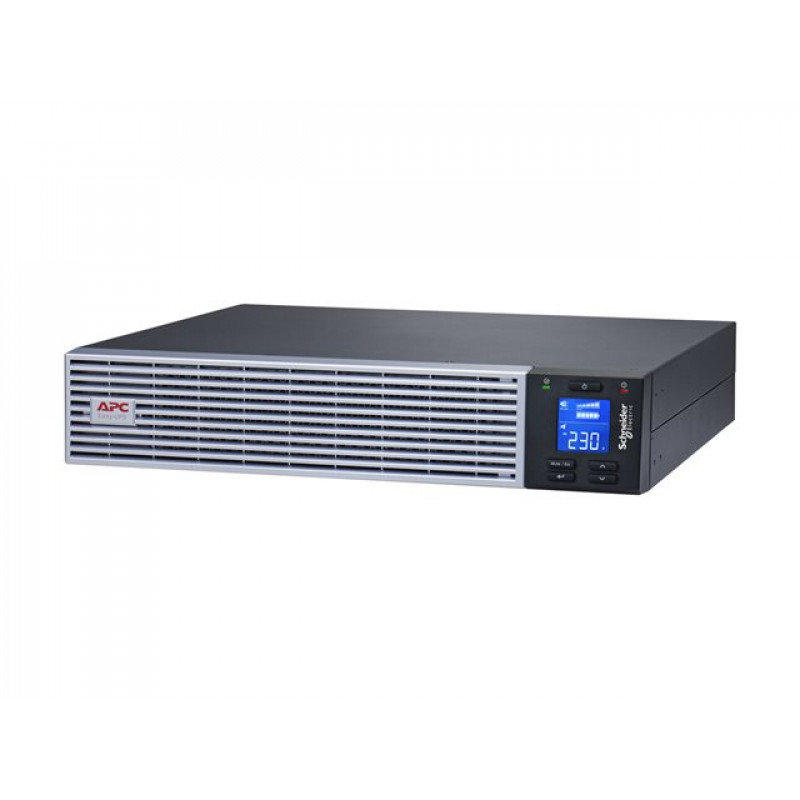 APC Easy UPS On-Line SRVL1KRIRK UPS, 1000 VA / 900 W, Li-Ion, rack 2U, com kit de calhas