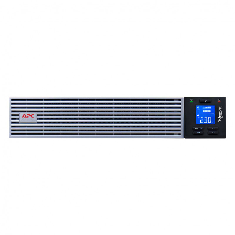 APC Easy UPS On-Line SRVL1KRIRK UPS, 1000 VA / 900 W, Li-Ion, rack 2U, com kit de calhas